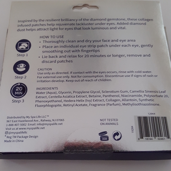 ❤HP❤SPALIFE Diamond Dust Under Eye Patches - Picture 7 of 7